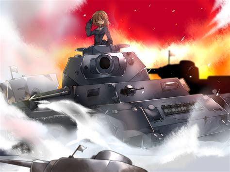 Free Download Anime Girls Und Panzer Wallpaper 2400x1800 For Your
