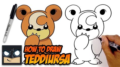 How to Draw Teddiursa | Pokemon | Step-by-Step Tutorial | Pokemon