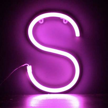 Neon Letter Pink