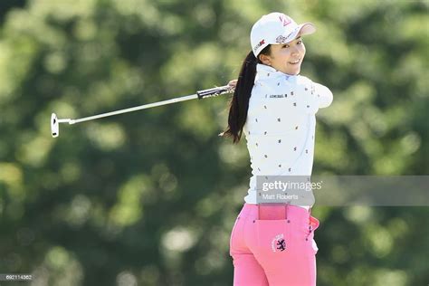 Kotone Hori Of Japan Reacts After Her Putt On The 18th Green During