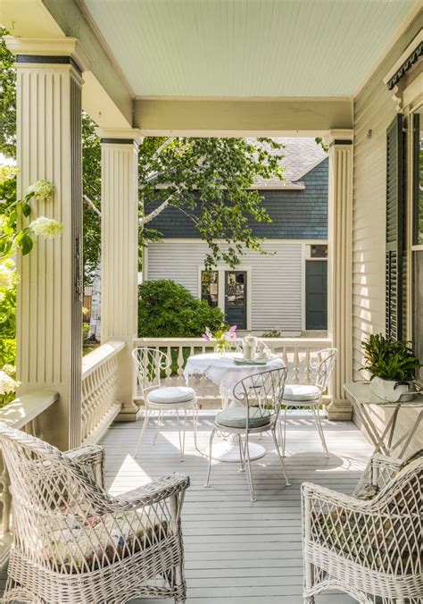 And there's a front porch where guests can stand out of the rain when visiting. The open air porch has a classical look with square fluted ...