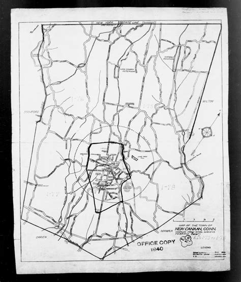 1940 Census Enumeration District Maps Connecticut Fairfield County