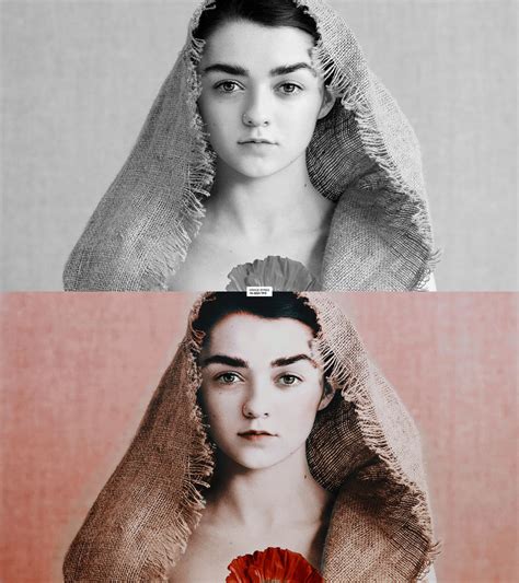 Maisie Williams Colorization By Gracesykes On Deviantart