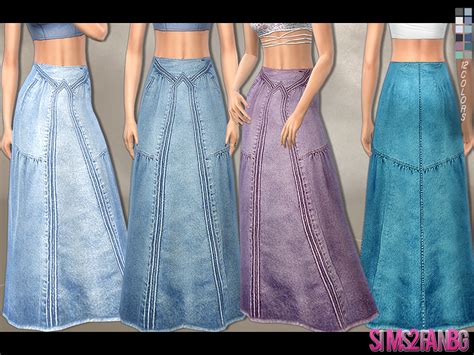 Sims 4 Maxis Match Skirt Cc