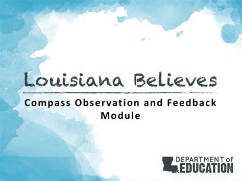 Louisiana Department Of Education