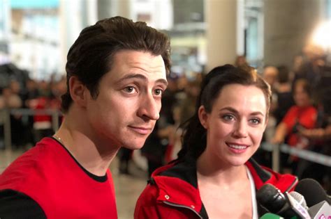 Fans Gush Over Tessa Virtue And Scott Moir At Toronto Airport