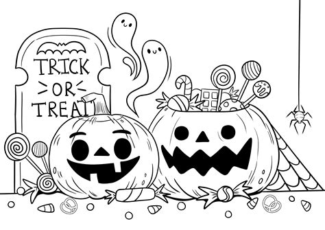 Halloween Coloring Page Lalo