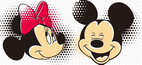 Minnie Mouse And Mickey Mouse Faces Png Citypng