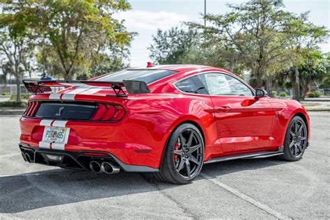 Race Red 2021 Mustang Shelby Gt500 Flexes With Carbon Fiber Track Pack