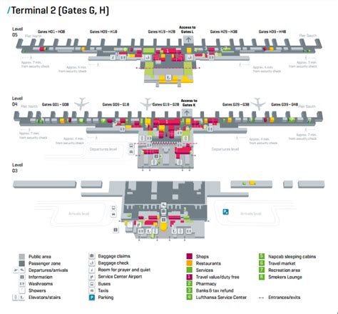 Munich International Airport Terminal Map