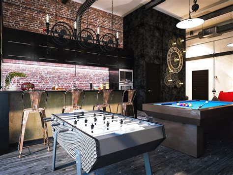 Making room to plop down a mattress—not to mention a sofa—in a studio apartment that measures barely 129 square feet seems impossible. How to Create the Ultimate Game Room | Freshome.com