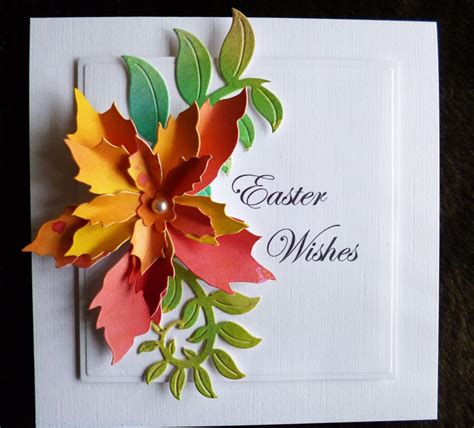 The first stop on the party train is erika. Handmade Easter Card Ideas