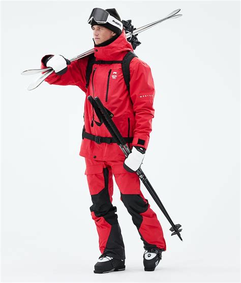Montec Fawk Mens Ski Jacket Red