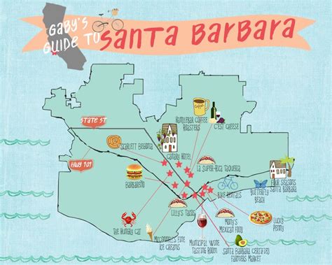 Map Of Santa Barbara California Maps Model Online