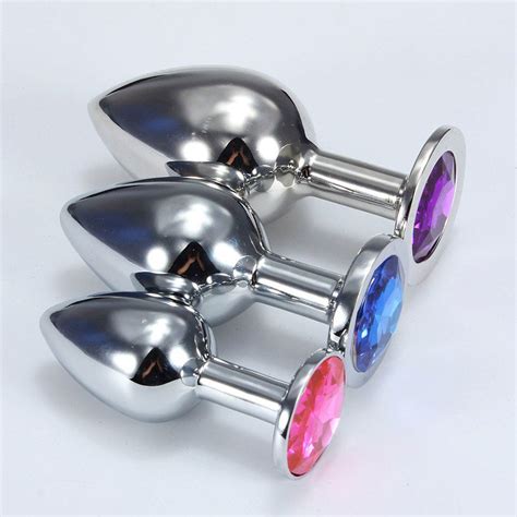 13 Color 3 Size Hot Stainless Steel Metal Prostate Massage Butt Plug