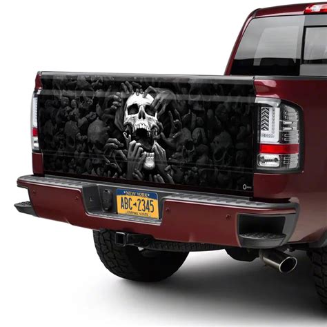 Skull Truck Tailgate Decal Sticker Wrap Robinplacefabrics