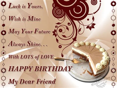 With Lots Of Love Happy Birthday Dear Friend Birthday Wishes Happy