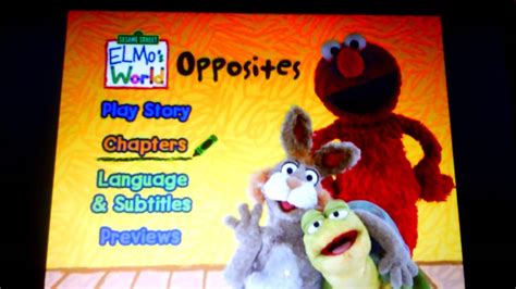 Sesame Street Elmos World Opposites Youtube