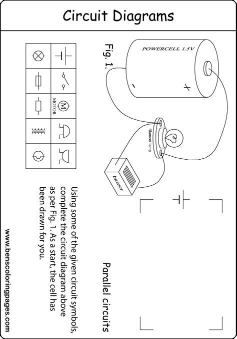 Diagram Simple Electrical Circuit Diagram Worksheet Mydiagramonline