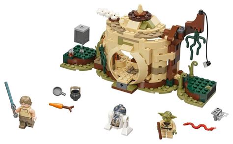 Конструктор Lego Star Wars 75208 Хижина Йоды купить за 1999 руб в