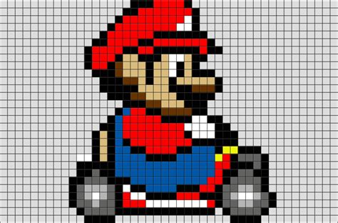 Mario Kart Pixel Art Brik
