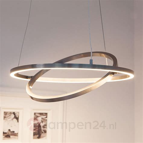Led Hanglamp Lovisa Met Twee Led Ringen Modern Design Lighting Dr Hanglamp Lamplicht En
