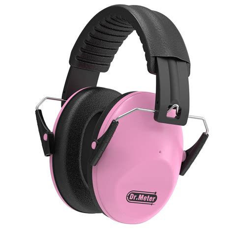 Kids Noise Reduction Earmuffs Pink Drmeter