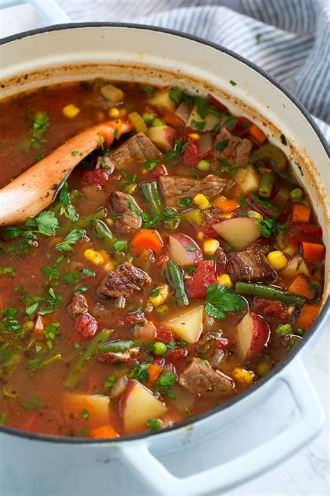 Best Homemade Vegetable Beef Soup