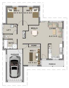 Having three bedrooms makes this a great selection for all kinds of families. 72 Best 3 Bedroom House plans images | Bedroom size ...