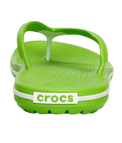 Crocs Green Slippers And Flip Flops Relaxed Fit Price In India Buy Crocs Green Slippers And Flip