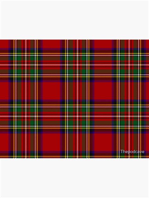 Clark Plaid Tartan Royal Stewart Tartan Poster For Sale By Thepodcave