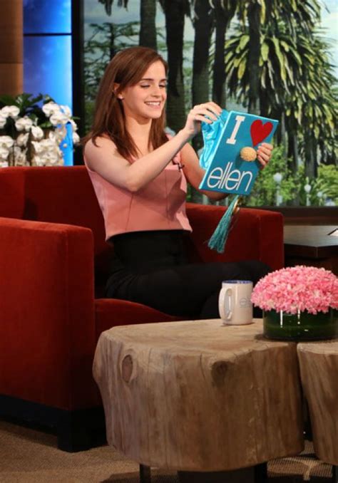 Emma Watson On The Ellen Show Celebzz Celebzz