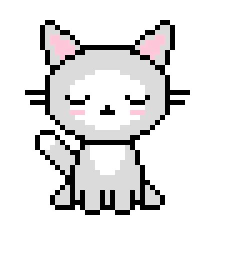 Kawaii Cat Pixel Art Maker