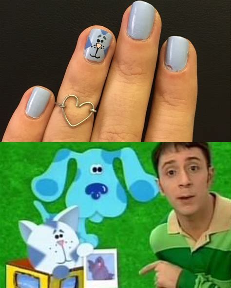 periwinkle the cat from blue s clues nail art blues clues character the best porn website