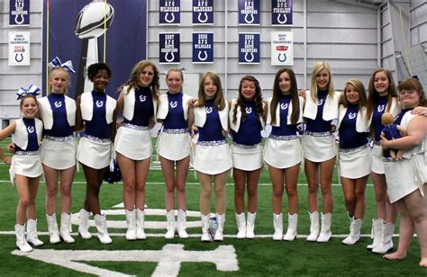 Colts Jr Cheerleaders Cheerleader Girl Cheerleading Cheer