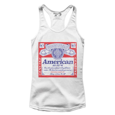America Af Beer White Ladies Club Aaf Exclusive Design American Af Aaf Nation