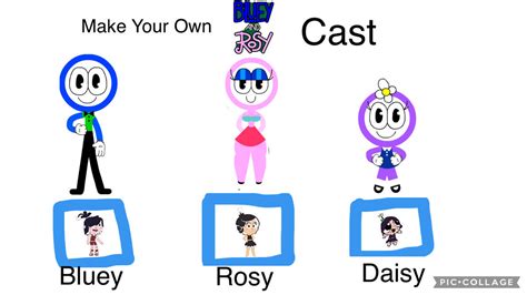 Kiyoshi And Hanazuki Bluey And Rosy Cast By Blakeharris02 On Deviantart