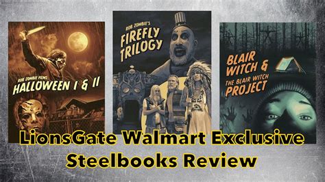 Lionsgate Halloween 2023 Horror Walmart Exclusive Steelbooks Review
