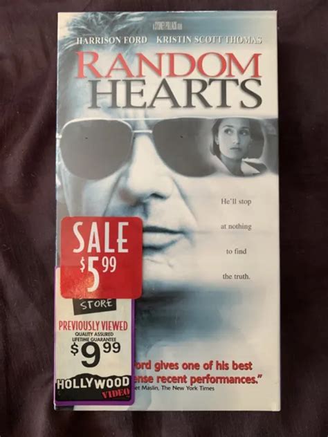 RANDOM HEARTS VHS 2000 Closed Captioned Kristin Scott Thomas