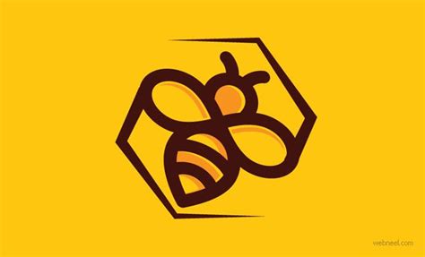 25 Creative Honey Bee Logo Design Ideas From Top Designers Logo Bee