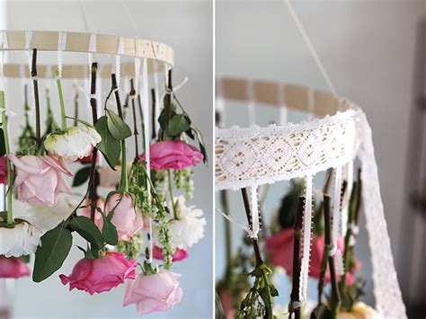 Flower Chandelier Not Using Roses Of Course But Cool Idea Flower