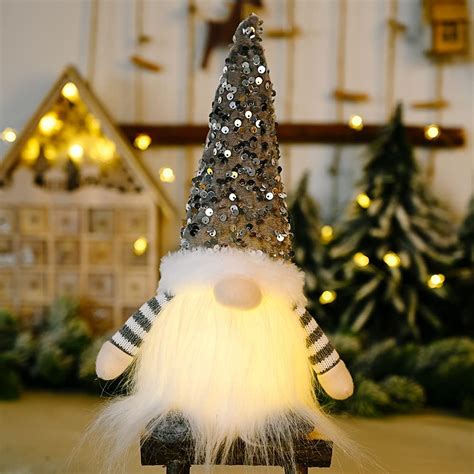 Fahoi Light Up Gnome Christmas Decorationchristmas Gonks With Light