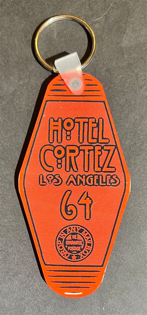 Retro Hotel Cortez Ahs American Horror Story Keychain Etsy