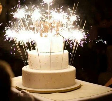 Love It Birthday Cake With Candles Birthday Cake Sparklers Cake