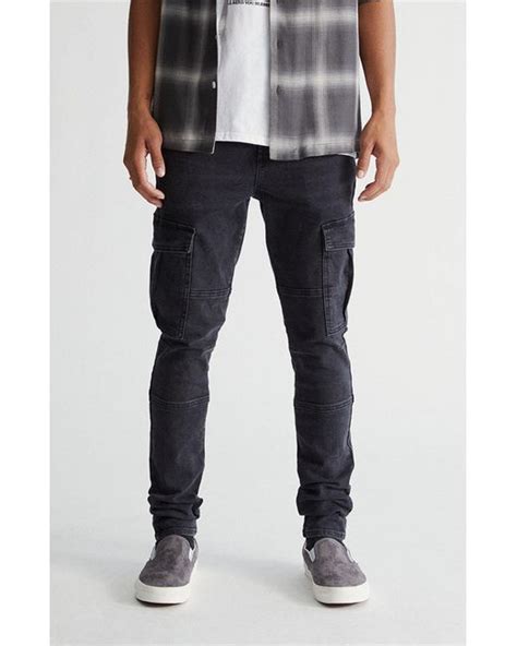 Pacsun Denim Blacked Stacked Skinny Jeans For Men Lyst
