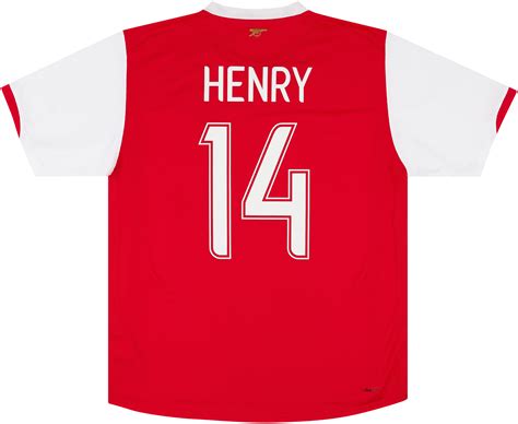 2006 07 Arsenal Home Shirt Henry 14 Very Good 710 Xl