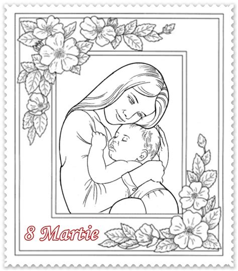 8 martie, ziua internaţională a femeii • semnificația zilei de 8 martie • când a apărut ziua femeii sau ziua mamei? felicitari-8-martie-de-colorat-pentru-mama