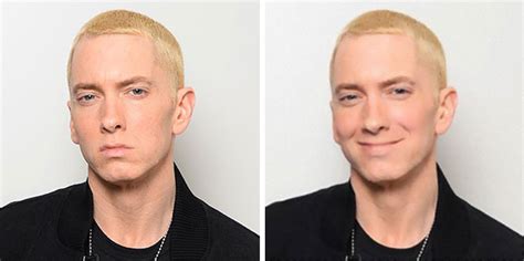 Guy Makes Eminem ‘smile By Photoshopping His Pics And They Look Better