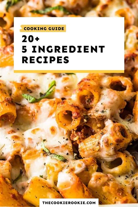 5 Ingredient Recipes Easy Meals With 5 Ingredients Or Less