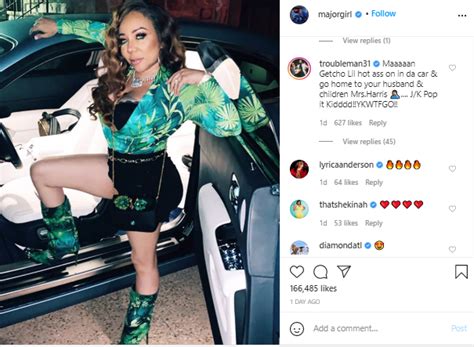 you showing out tiny harris applies major pressure in a sexy two piece outfit and fans go wild